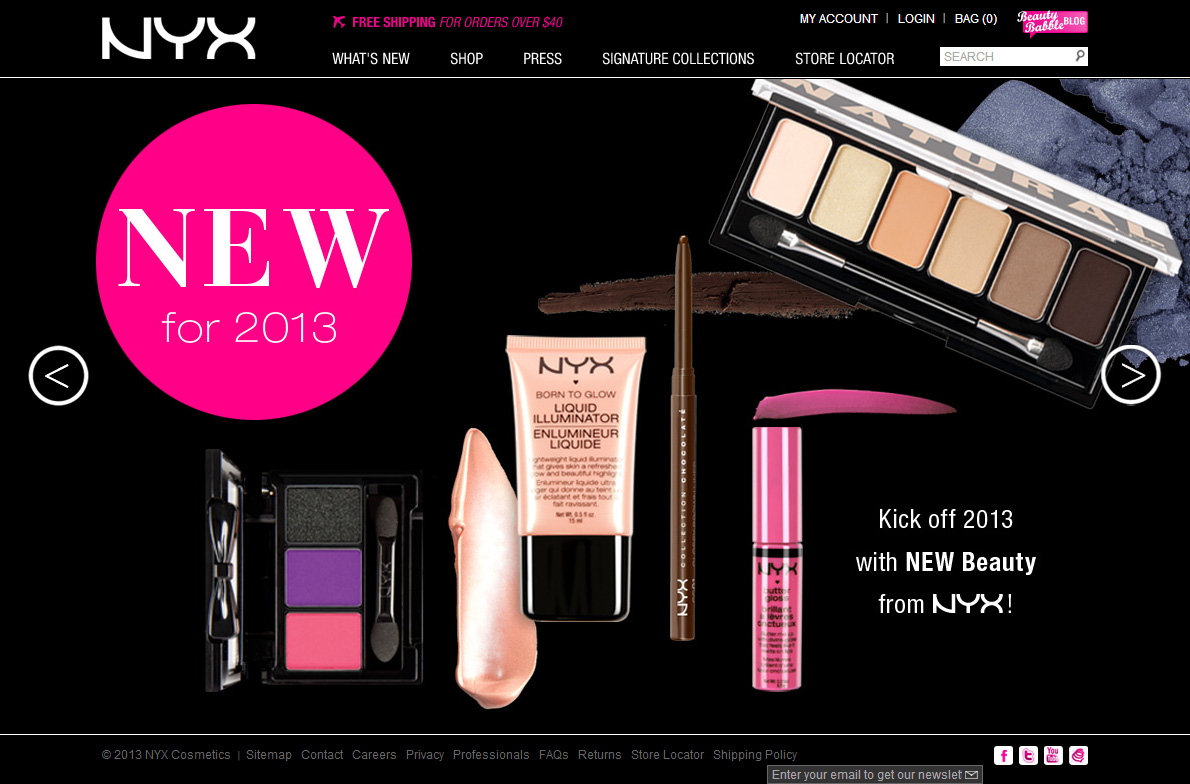 NYX Professional Makeup：专业彩妆