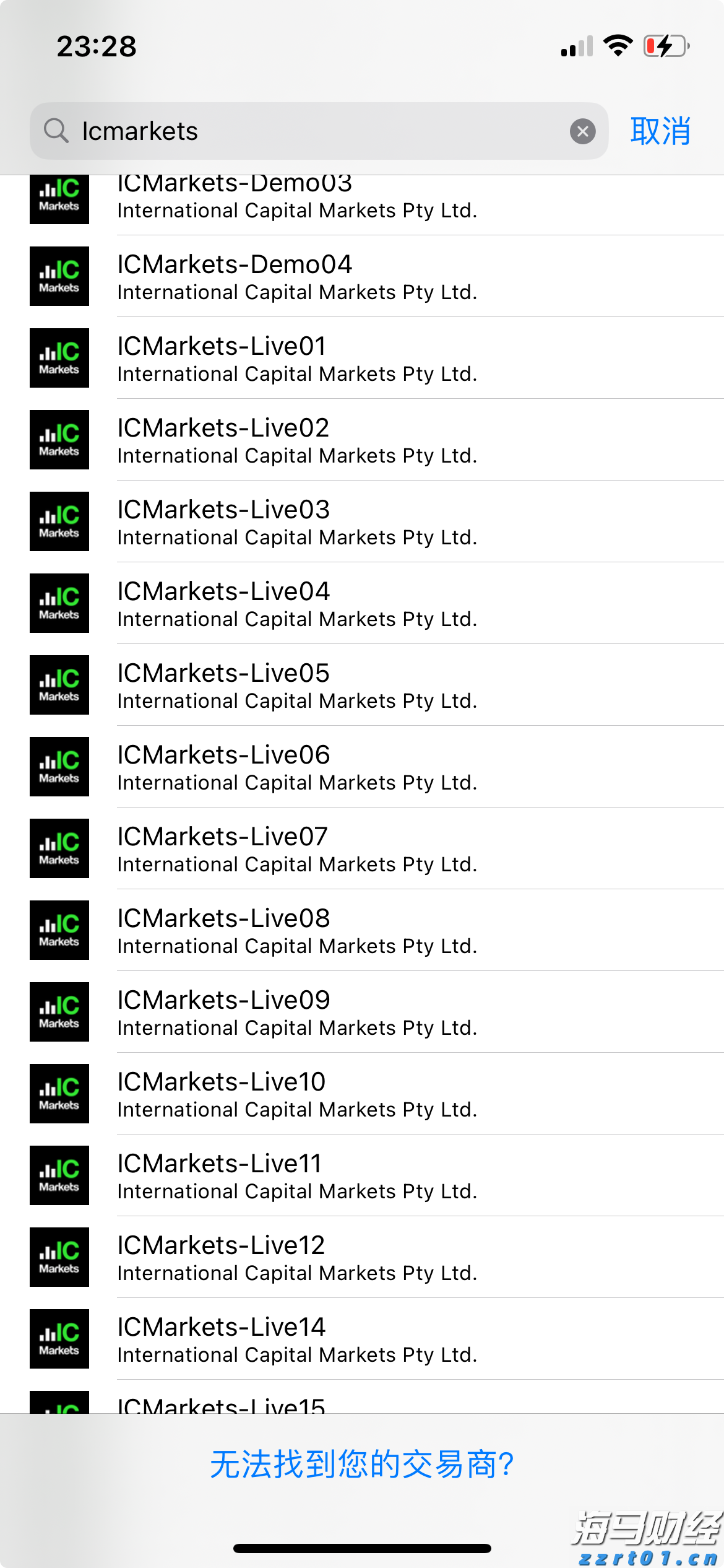 IC MARKETS苹果手机MT4下载登录流程